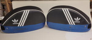 Vespa PX/T5/LML Pair of Side Panel Covers 3 stripe